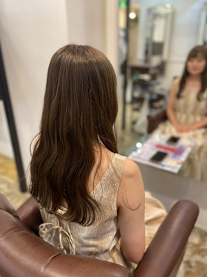 マットなアッシュ　ロング版