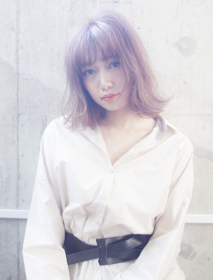 ボブディ 無造作カール デザインカラー スタイル