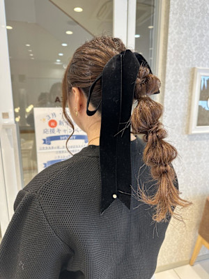 [aina]ポニーアレンジ/ヘアセット