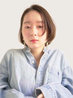 [金沢駅/ブリーチなしダブルカラー/ボブ/ショートボブ]