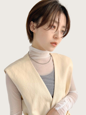 [金沢駅/ブリーチなしダブルカラー/ボブ/ショートボブ]