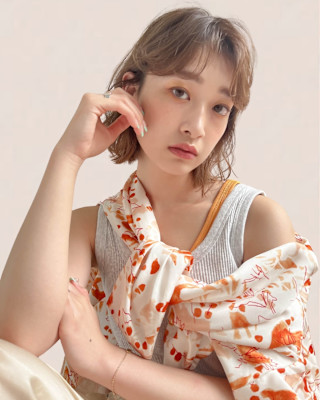 [金沢駅/ブリーチなしダブルカラー/ボブ/ショートボブ]