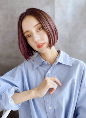 20代30代40代　ミセスツヤ髪イメチェン大人ボブ