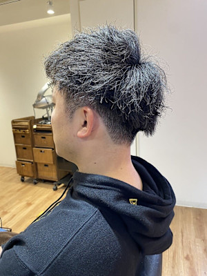 スパイラルパーマのメンズスタイル　［久米川美容室］
