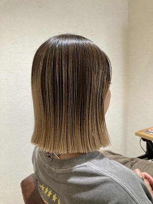 切りっぱなしボブ