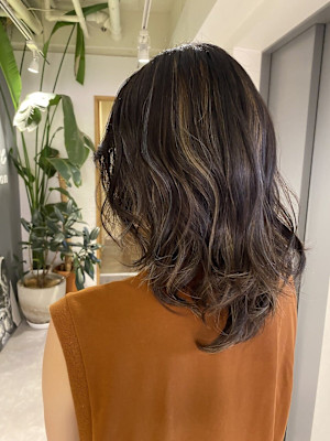 極細ハイライト［久米川/ハイライト/白髪ぼかし］