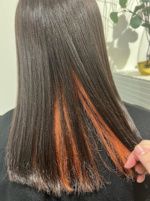 インナーカラー/オレンジ