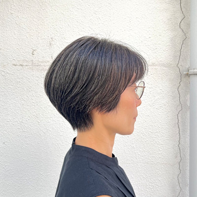 骨格矯正ショートヘア♪