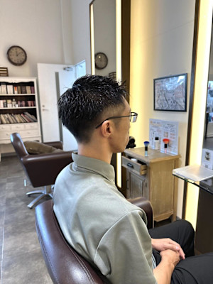 刈り上げメンズショート