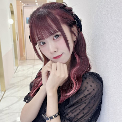 アイドル前髪+ピンクカラー+インナーエクステ＊rina＊