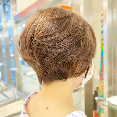 大人ショートボブ