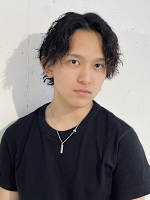 波巻きツイスパMIXパーマ