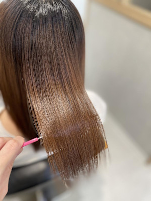 髪質改善ストレート