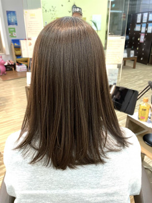 アッシュベージュ＋髪質改善