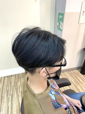 ツーブロショートカット