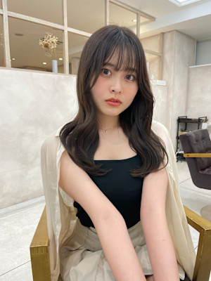 大人美人くびれヘアオリーブベージュカラー20代30代美髪