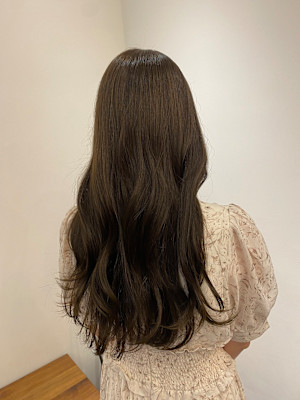 池袋/イルミナカラー/透明感/オリーブベージュ