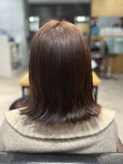 外ハネピンクラベンダー