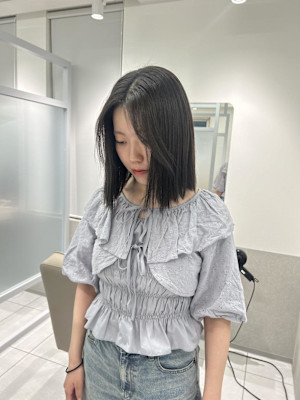 シアカラー/グレージュ/透明感カラー