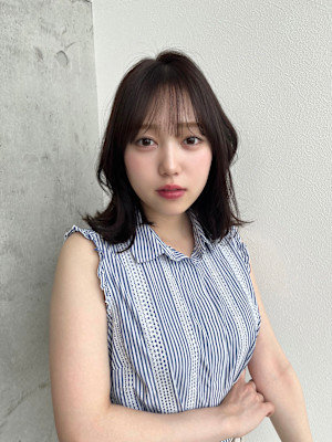 ナチュラルミディアムヘア