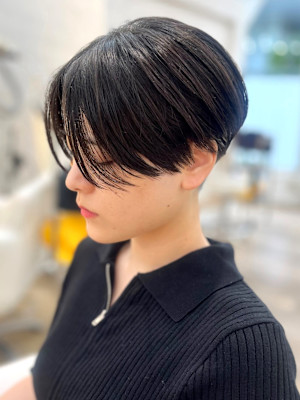 センターパート×ハンサムショート☆