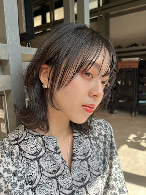 ナチュラルミディアムヘア