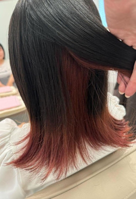 インナー、裾カラー