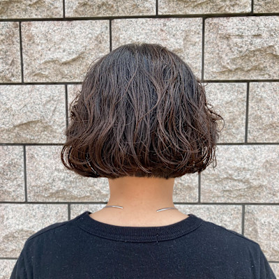ボブヘア×パーマ