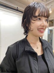 レイヤーボブパーマスタイル