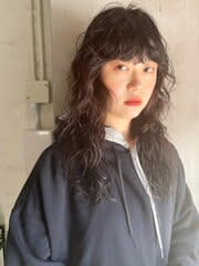 【wave perm】レイヤーカット_ウェーブパーマ