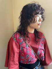 【wave wolf】ウルフパーマ_ウェーブパーマ
