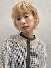 ハイトーンショートボブ