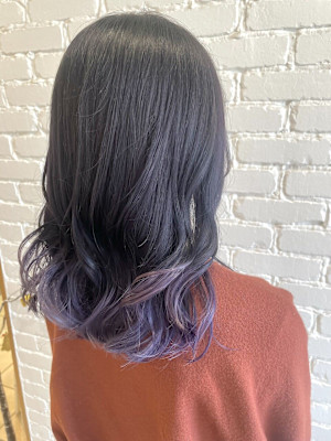 パープルエンドカラー