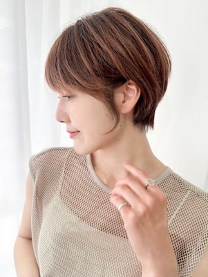 ショート/マッシュショート/ニュアンスパーマ/ハイトーン[原