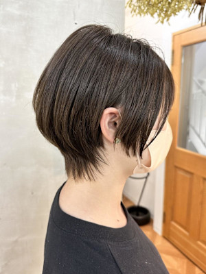 ナチュラルショートウルフ