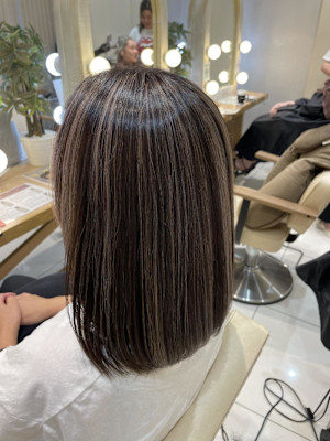 白髪ぼかしハイライトカラー　（千田）