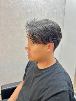 【立川】毛流れセンターパート【メンズカット】