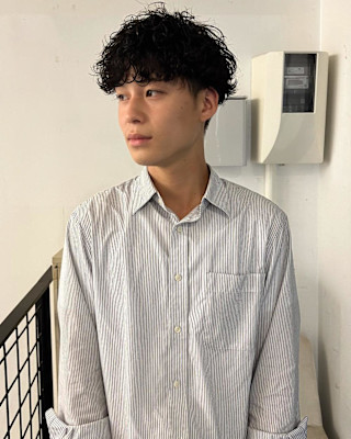 【MASAKI】波巻きパーマ