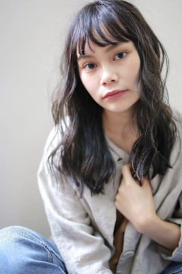 くせ毛風パーマ／バングパーマ