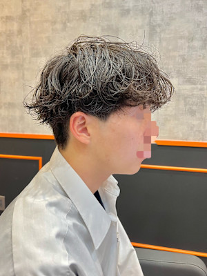 【立川】シャドウパーマ×マッシュ【メンズカット】