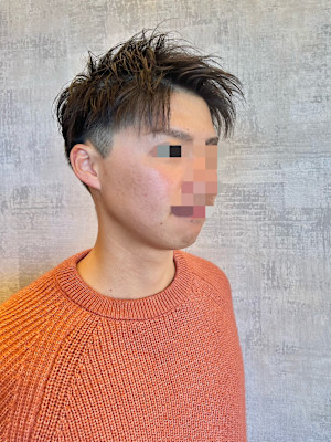 【立川】アップバングショート【メンズカット】