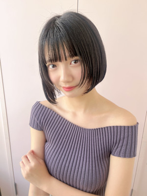 大人可愛い大人美人くすみカラーアッシュグレーベージュ　