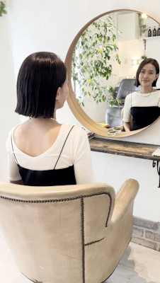 〜大人女性の切りっぱなしボブ〜