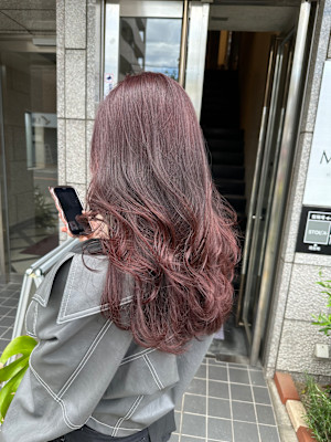 ピンクカラー　ピンクブラウン　