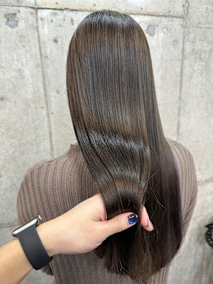 グレージュカラー　美髪　