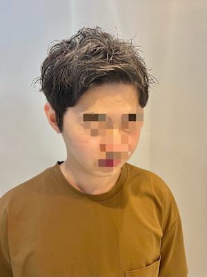 【立川】アップバングショート【メンズカット】