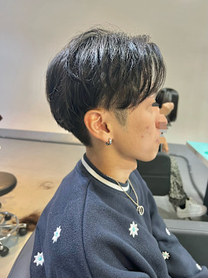 【立川】無造作センターパート【メンズカット】