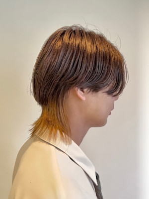 【立川】センターパートウルフ【メンズカット】