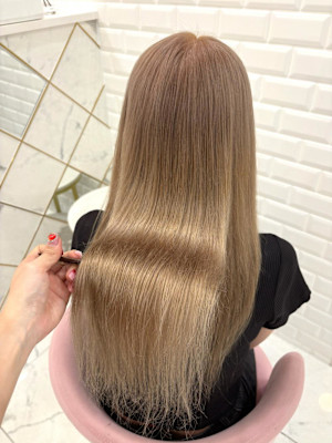 ブリーチ2~3回以上！ミルクティーベージュ＊まゆ