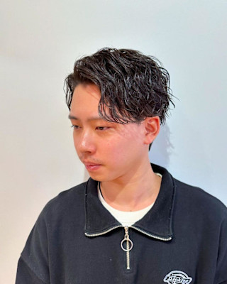 横浜メンズパーマソフトツイストスパイラルパーマ大人パーマヘア